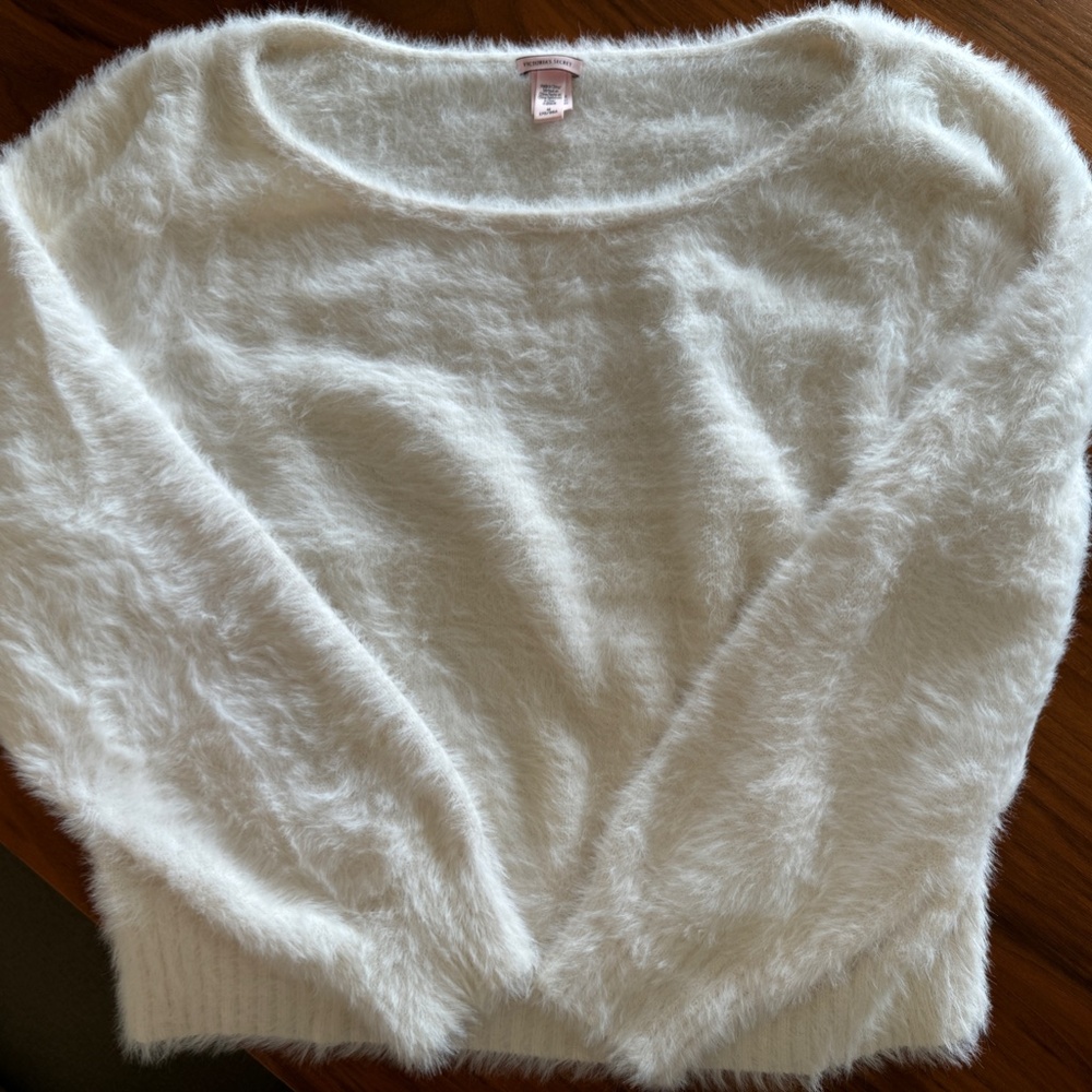 Victoria's Secret Faux Fur Long Sleeve Sweater